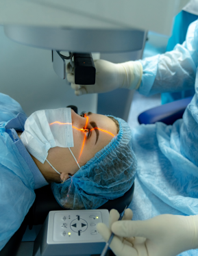 Medical professional at work